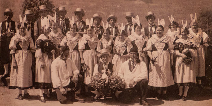 Trachtengruppe Küssnacht in Buochs 1933